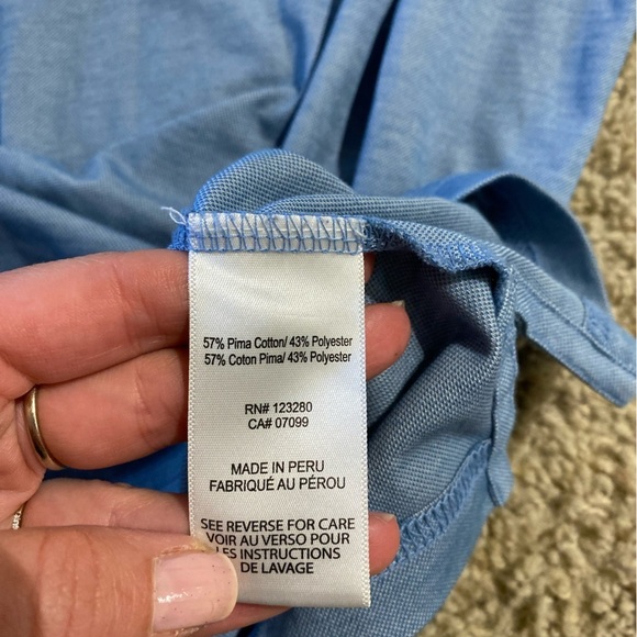 Travis Mathew Men’s Blue Buckets Golf Polo Shirt Business Classic Athletic Top - Picture 8 of 8